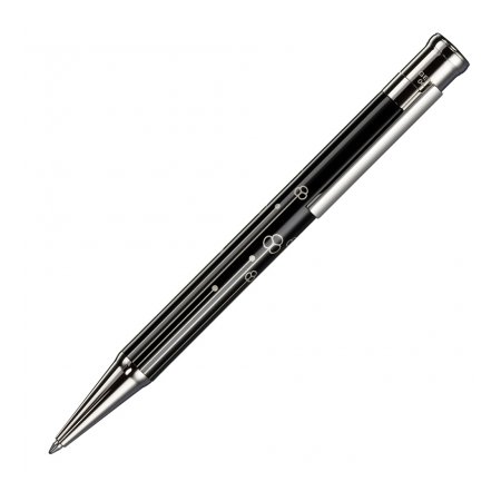 Otto Hutt Design 04 Floral Black - Ballpoint