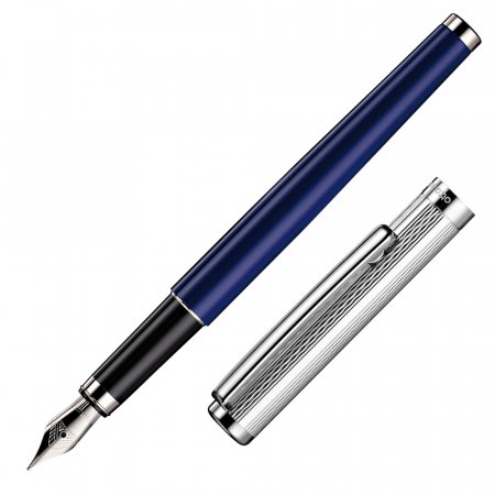 Otto Hutt Design 01 Guilloche Barleycorn Blue - Fountain [B]