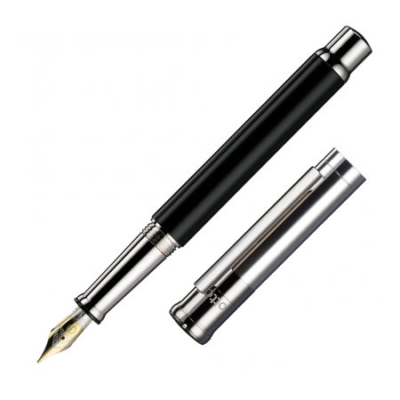 Otto Hutt Design 04 Shiny Lacquer Black 18K Gold Nib - Fountain [M]