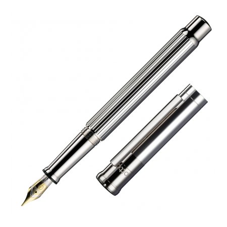 Otto Hutt Design 04 Silver Pinstripe 18K Gold Nib - Fountain [B]