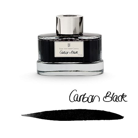 Graf von Faber-Castell Ink Bottle 75ml - Carbon Black 