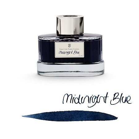 Graf von Faber-Castell Ink Bottle 75ml - Midnight Blue 