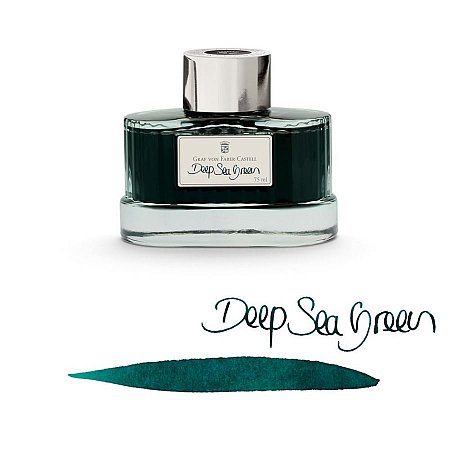 Graf von Faber-Castell Ink Bottle 75ml - Deep Sea Green
