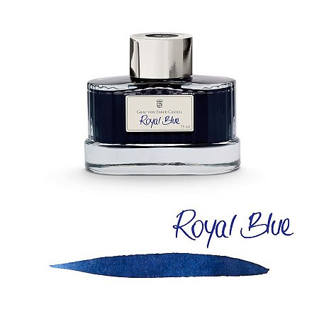 Graf von Faber-Castell Ink Bottle 75ml - Royal Blue 