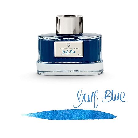 Graf von Faber-Castell Ink Bottle 75ml - Gulf Blue