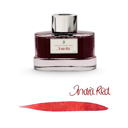 Graf von Faber-Castell Ink Bottle 75ml - India Red