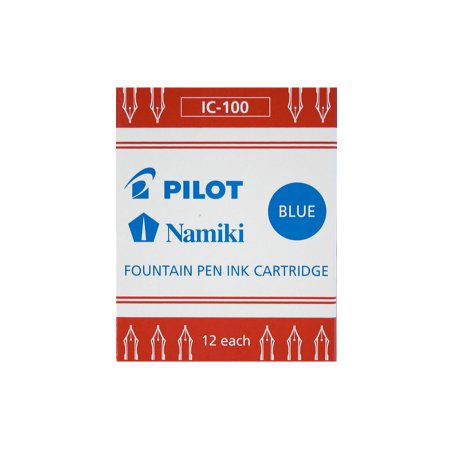 Pilot Fountain Ink Cartridges IC-100 (12 pcs) - Blue