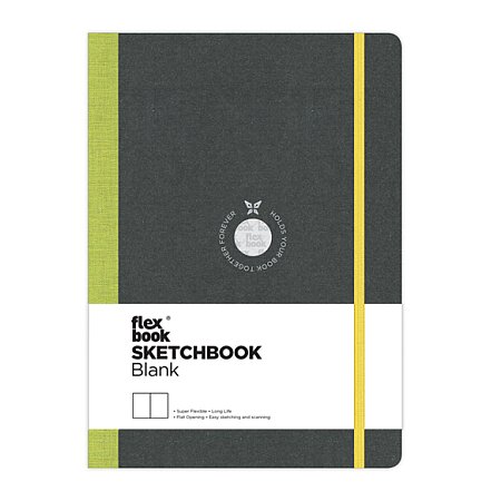 Flexbook Sketchbook Blank A5+ (15,5x21,5cm) - Light Green