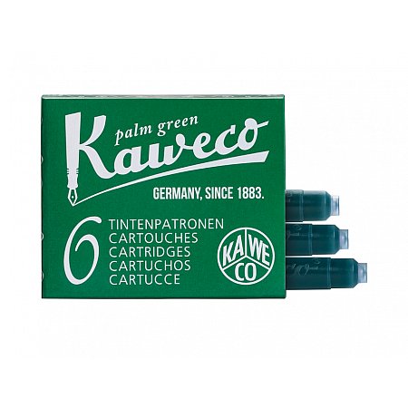 Kaweco Ink Cartridges (6 pcs) - Palm Green 