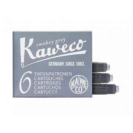 Kaweco Ink Cartridges (6 pcs) - Smokey Grey
