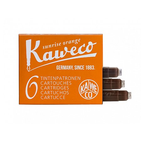 Kaweco Ink Cartridges (6 pcs) - Sunrise Orange