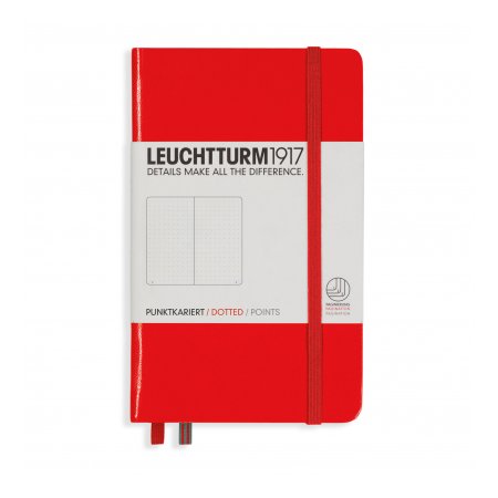 Leuchtturm1917 Notebook A6 Hardcover Dotted - Red