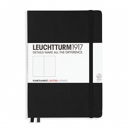 Leuchtturm1917 Notebook A5 Hardcover Dotted - Black