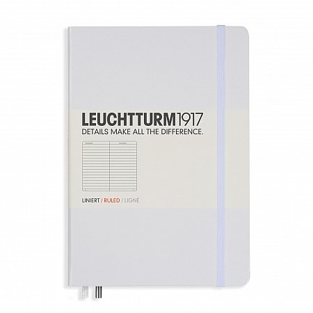 Leuchtturm1917 Notebook A5 Hardcover Ruled - White