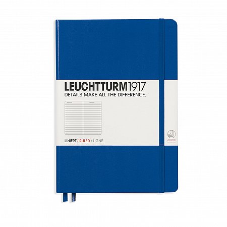 Leuchtturm1917 Notebook A5 Hardcover Ruled - Royal Blue