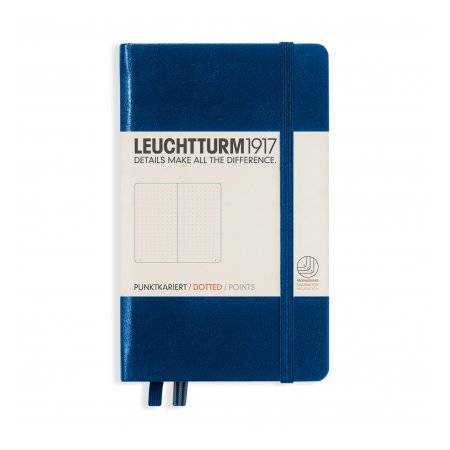 Leuchtturm1917 Notebook A6 Hardcover Dotted - Navy