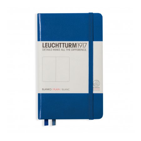 Leuchtturm1917 Notebook A6 Hardcover Plain - Royal Blue