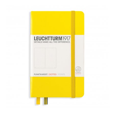 Leuchtturm1917 Notebook A6 Hardcover Dotted - Lemon