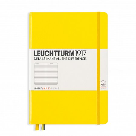 Leuchtturm1917 Notebook A5 Hardcover Ruled - Lemon