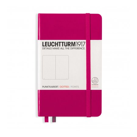 Leuchtturm1917 Notebook A6 Hardcover Dotted - Berry