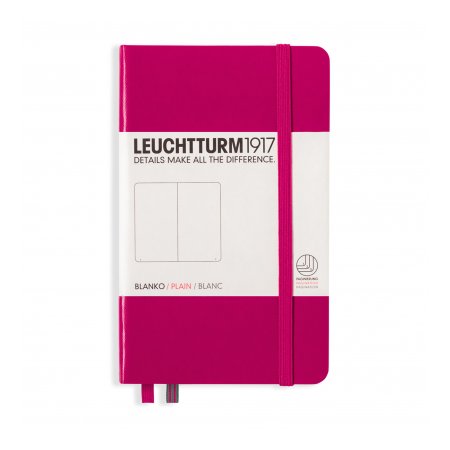 Leuchtturm1917 Notebook A6 Hardcover Plain - Berry