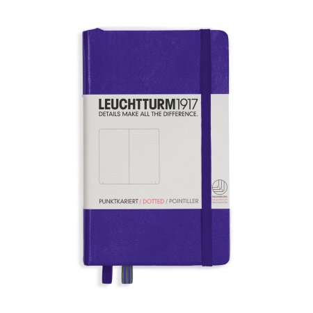 Leuchtturm1917 Notebook A6 Hardcover Dotted - Purple