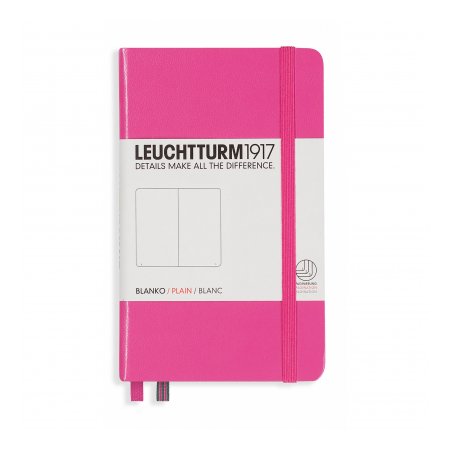 Leuchtturm1917 Notebook A6 Hardcover Plain - New Pink