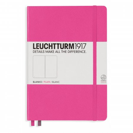 Leuchtturm1917 Notebook A5 Hardcover Plain - New Pink
