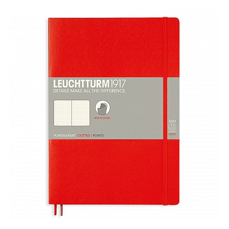 Leuchtturm1917 Notebook B5 Softcover Dotted - Red