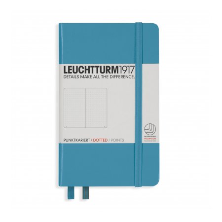 Leuchtturm1917 Notebook A6 Hardcover Dotted - Nordic Blue