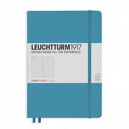 Leuchtturm1917 Notebook A5 Hardcover Ruled - Nordic Blue