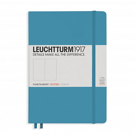 Leuchtturm1917 Notebook A5 Hardcover Dotted - Nordic Blue
