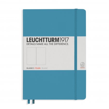 Leuchtturm1917 Notebook A5 Hardcover Plain - Nordic Blue