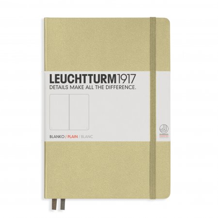 Leuchtturm1917 Notebook A5 Hardcover Plain - Sand