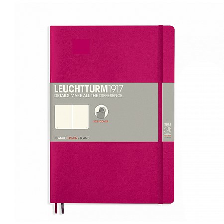 Leuchtturm1917 Notebook B5 Softcover Plain - Berry