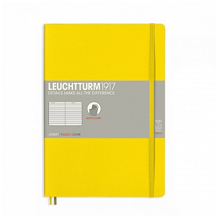 Leuchtturm1917 Notebook B5 Softcover Ruled - Lemon