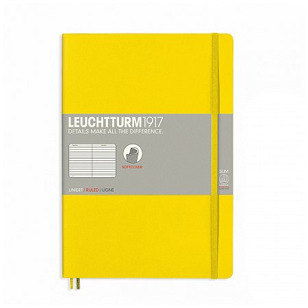 Leuchtturm1917 Notebook B5 Softcover Ruled - Lemon