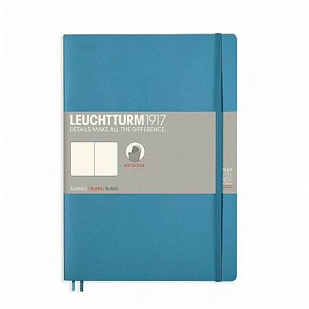 Leuchtturm1917 Notebook B5 Softcover Plain - Nordic Blue
