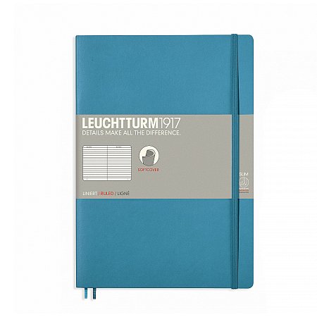 Leuchtturm1917 Notebook B5 Softcover Ruled - Nordic Blue