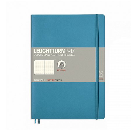 Leuchtturm1917 Notebook B5 Softcover Dotted - Nordic Blue
