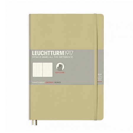 Leuchtturm1917 Notebook B5 Softcover Dotted - Sand