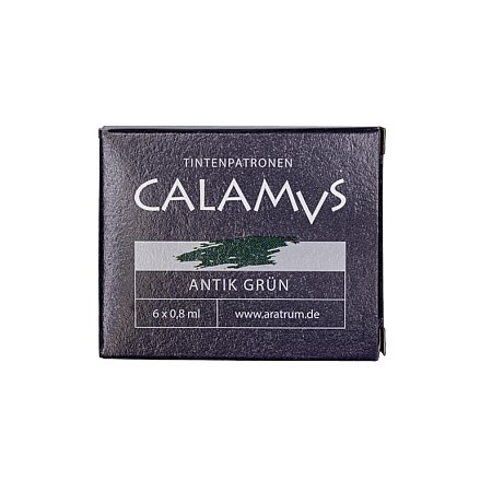 Calamus Ink Cartridges (6 pcs) - Antique Green