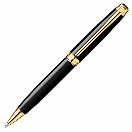 Caran dAche Leman Ebony Black Gold - Ballpoint