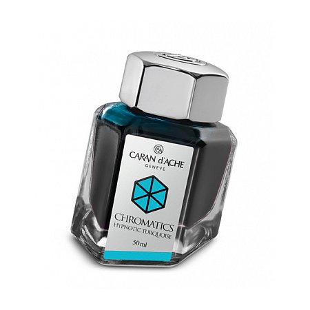 Caran dAche Ink Bottle 50ml - Hypnotic Turquoise