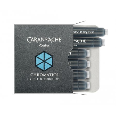 Caran dAche Ink Cartridges (6 pcs) - Hypnotic Turquoise 