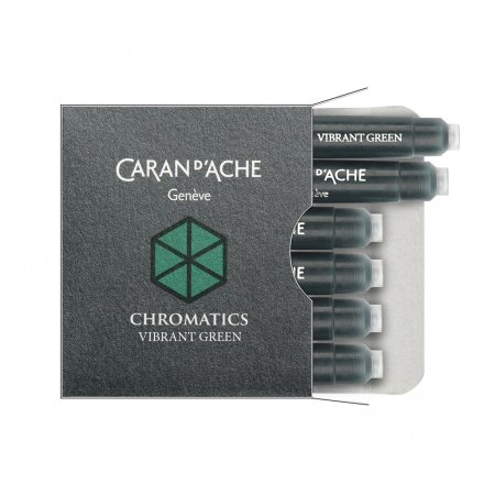 Caran dAche Ink Cartridges (6 pcs) - Vibrant Green