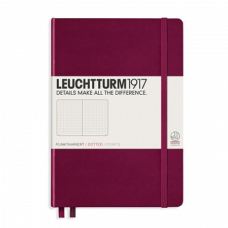 Leuchtturm1917 Notebook A5 Hardcover Dotted - Port Red