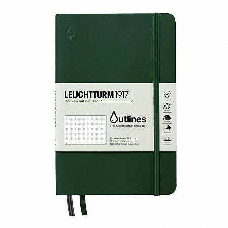 Leuchtturm1917 Outlines Notebook B6 Dotted - Green
