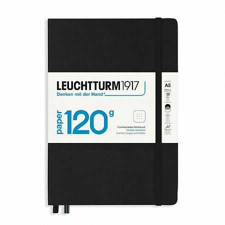 Leuchtturm1917 Notebook A5 120g Dotted - Black