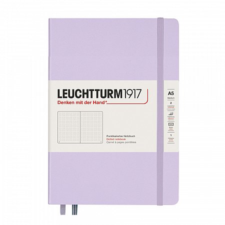 Leuchtturm1917 Notebook A5 Hardcover Dotted - Lilac